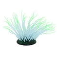 thumbnail image 2 of GROWTH TANK Decorative Aquarium Artificial Anemone Simulation Luminous Coral Silicone-Green, 2 of 9