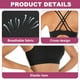 thumbnail image 3 of Ropa interior deportiva con tirantes para niñas Ropa interior sexy de yoga con espalda cruzada y soporte medio para mujer con copas desmontables, 3 of 5