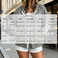 thumbnail image 3 of Nugftut Hoodies for Women Plus Size Full Zip-Up Jacket Oversized Lightweight Sweatshirts Baggy Workout Hoodies with Pockets, 3 of 8