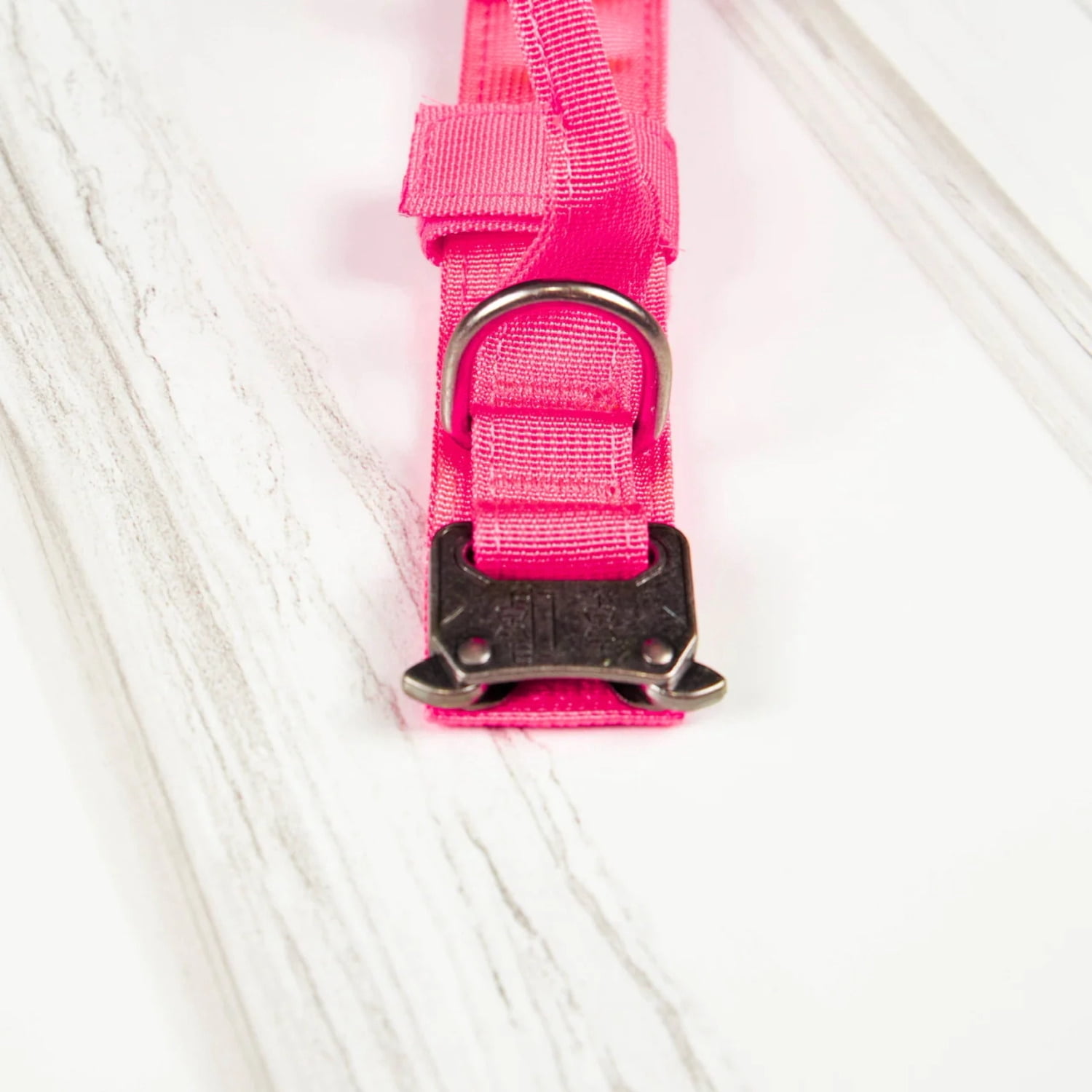 Wolfpak Tactical Nylon Dog Collar Pink Goddess