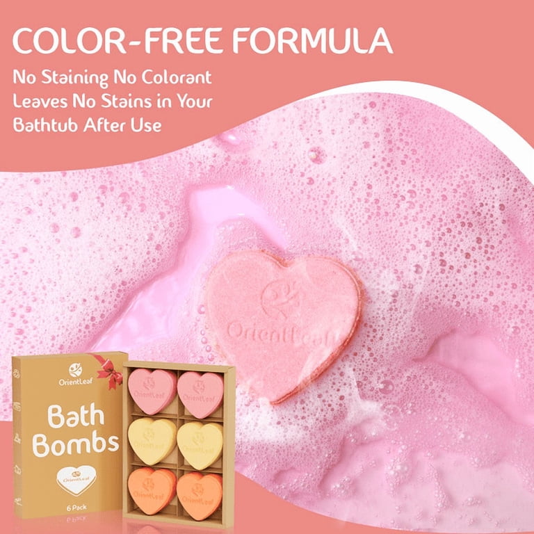 OrientLeaf Bath Bombs Gift Set, 6 Pack, Fruity Scents photo 7