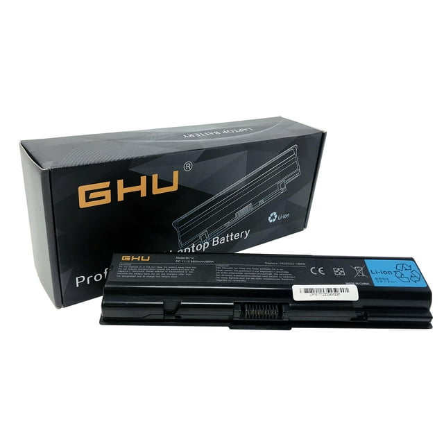 Ghu Nueva Batería 98 Wh Pa3727U-1Brs Pa3535U-1Brs 12 Celdas 8800 Mah Li-Ion Reemplazo Para Toshiba Satellite A200 A205 A210 A300 A350 A350 A505 L305 L300 L450 L455 L450D L500 L505 Pabas098