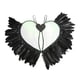 thumbnail image 3 of Alas de ángel articuladas con plumas para disfraces infantiles, accesorio para fiestas y sesiones de fotos. Negro, 3 of 9