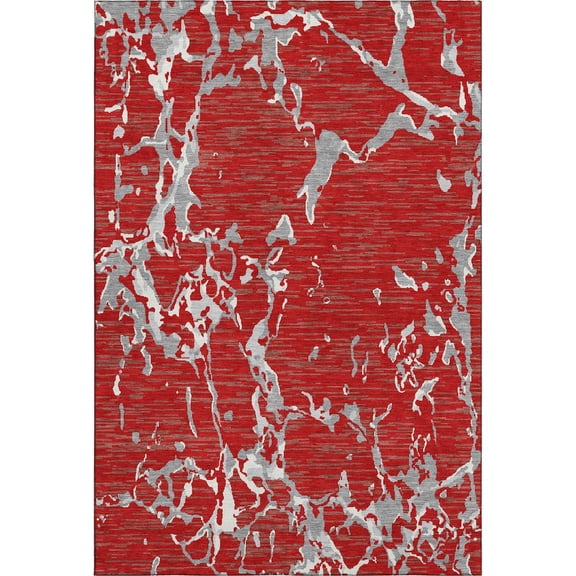 Dalyn Rugs Premium Machine Washable Mayfield AMF1046 Red 5' x 7'6" Rug