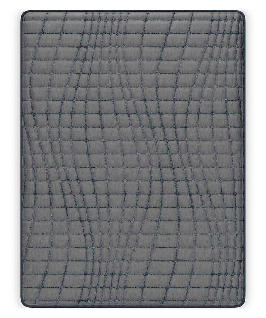 Signature Design by Ashley 12-inch Gray 1200 Series Charcoal-Infused Gel Memory Foam Hybrid Firm King Mattress