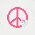 thumbnail image 4 of Inktastic Peace Sign Cute Daisy Flowers Girls Baby T-Shirt, 4 of 5