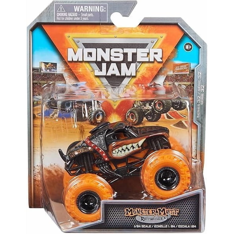 Monster Jam Velociraptor & Rottweiler 1:64 Diecast Truck Bundle