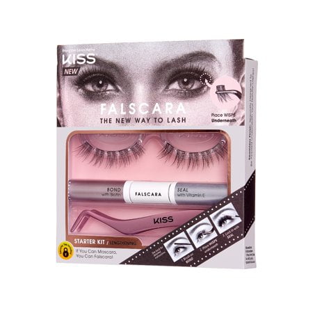 KISS Falscara Eyelash False Eyelashes Starter Kit 01