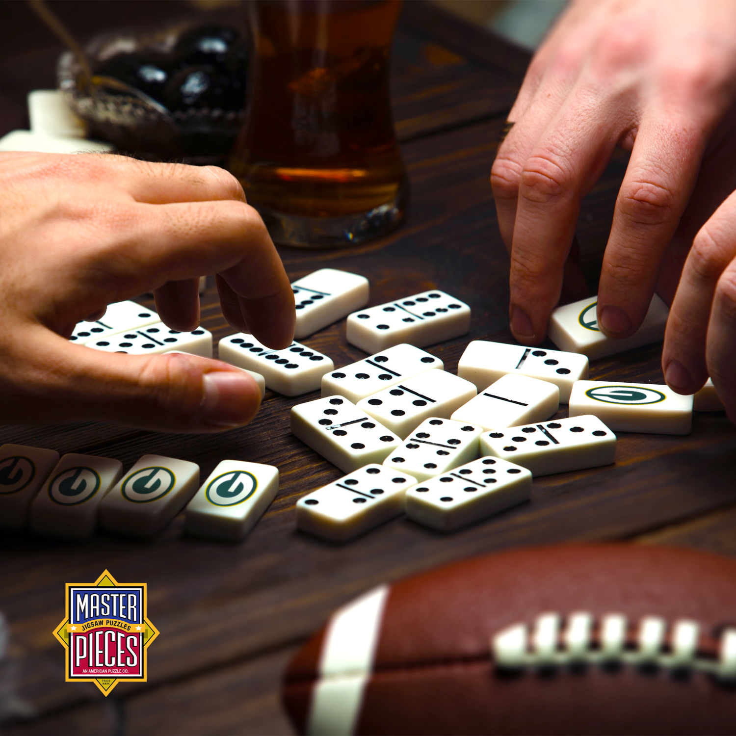 MasterPieces NFL Green Bay Packers Dominoes Game photo 5