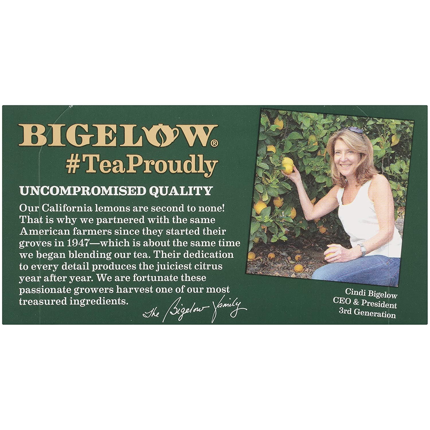 Bigelow Green Tea with Lemon Tea Bags 20-Count Boxes (Pack of 6), 120 Tea Bags Total. Caffeinated Individual Green Tea Bags, for Hot or Iced Tea, Drink Plain or Sweetened with Honey or Sugar