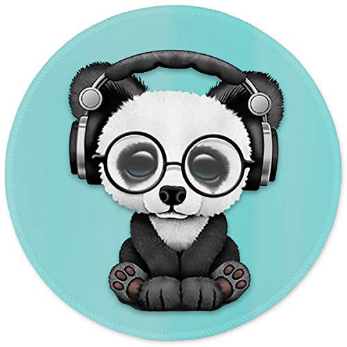 Custom Cute Panda Gaming Mouse Pad Durable Office Accessory Rubber Mousepad Mat 
