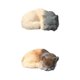 thumbnail image 1 of 2 figuras de peluche de gato realistas hechas a mano, muñecos, accesorios de fotografía amarillo y blanco, 1 of 8