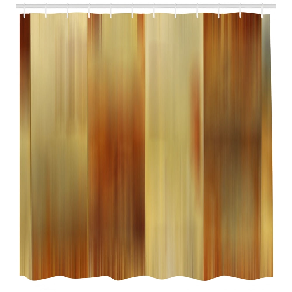 Earth Tones Shower Curtain, Abstract Modern Design with Ombre Inspired