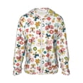 thumbnail image 2 of Lsque Butterfly Flowers UPF 50+ Lightweight Sun Protection Men's Women's Long Sleeve Shirt, Hoodie Performance -3X-Large, 2 of 9