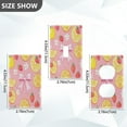 thumbnail image 2 of Bow Ribbon and Orange Light Switch Cover Switch Plate Outlet Cover Plug Cover for Electrical Outlet, 2 of 8