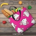 thumbnail image 6 of Lsque Sanrio Pattern Tote Bag for Women, HandBags with Zipper, Large Capacity Casual Shoulder Handbags with Inner Pockets, 6 of 7
