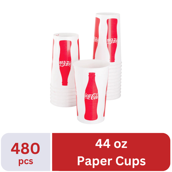 Karat Coca Cola Paper Cups [44oz - 480 pcs] (115mm)