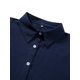 thumbnail image 5 of VISgogo Conjunto de trajes casuales para mujer, camisa de manga larga con cuello de solapa de color sólido, pantalones de cintura elástica a juego VISgogo moda, 5 of 9