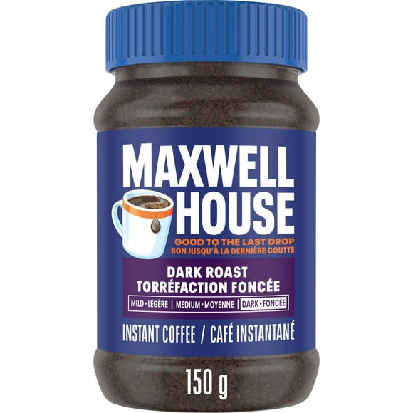 Maxwell House Rich Dark Roast 150g Instant Coffee, Maxwell House Instant Coffee