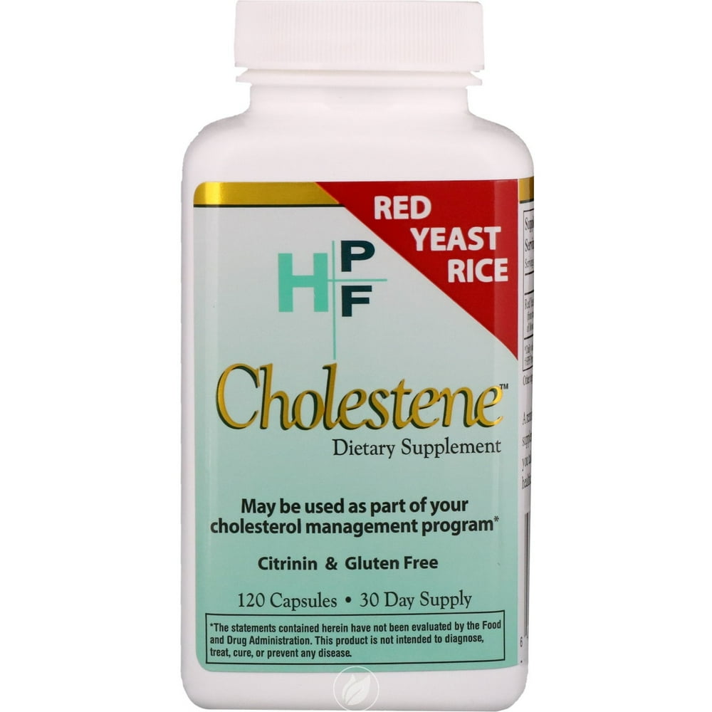 (2 Pack) Healthy Origins HPF Cholestene Red Yeast Rice 600mg 120
