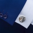 thumbnail image 3 of Worallymy 1 par de gemelos con movimiento de reloj para hombre engranaje inamovible gemelos pulidos regalo de boda de negocios Worallymy JD735802872, 3 of 7