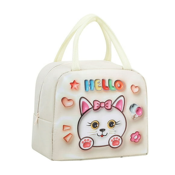Binwennn Sac à Lunch avec Motifs Délicats à Thème Animal Sac à Lunch Isolé pour Enfants Option Repas Santé Sac à Lunch pour Femmes Sac à Dos Femmes Sacs à Lunch pour le Travail Sac à Lunch Isolé pour Femmes pour le Travail Femmes