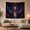 Galaxy Arch, variant on Celestial Star and Moon Phase Wreath Against Starry Sky Mystical Fantasy for Meditation Enthusiasts Serene Wall Art Decor Housewarming Gift Tapestry Wall Hanging for Bedroom and Dorm