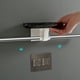 thumbnail image 5 of Perchero de pared de acero inoxidable para colgar ropa, organizador de pinzas para ropa, 5 of 5