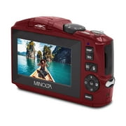 Minolta 64 Mega Pixels Digital Camera with 4K Video 60 FPS & WiFi، Red