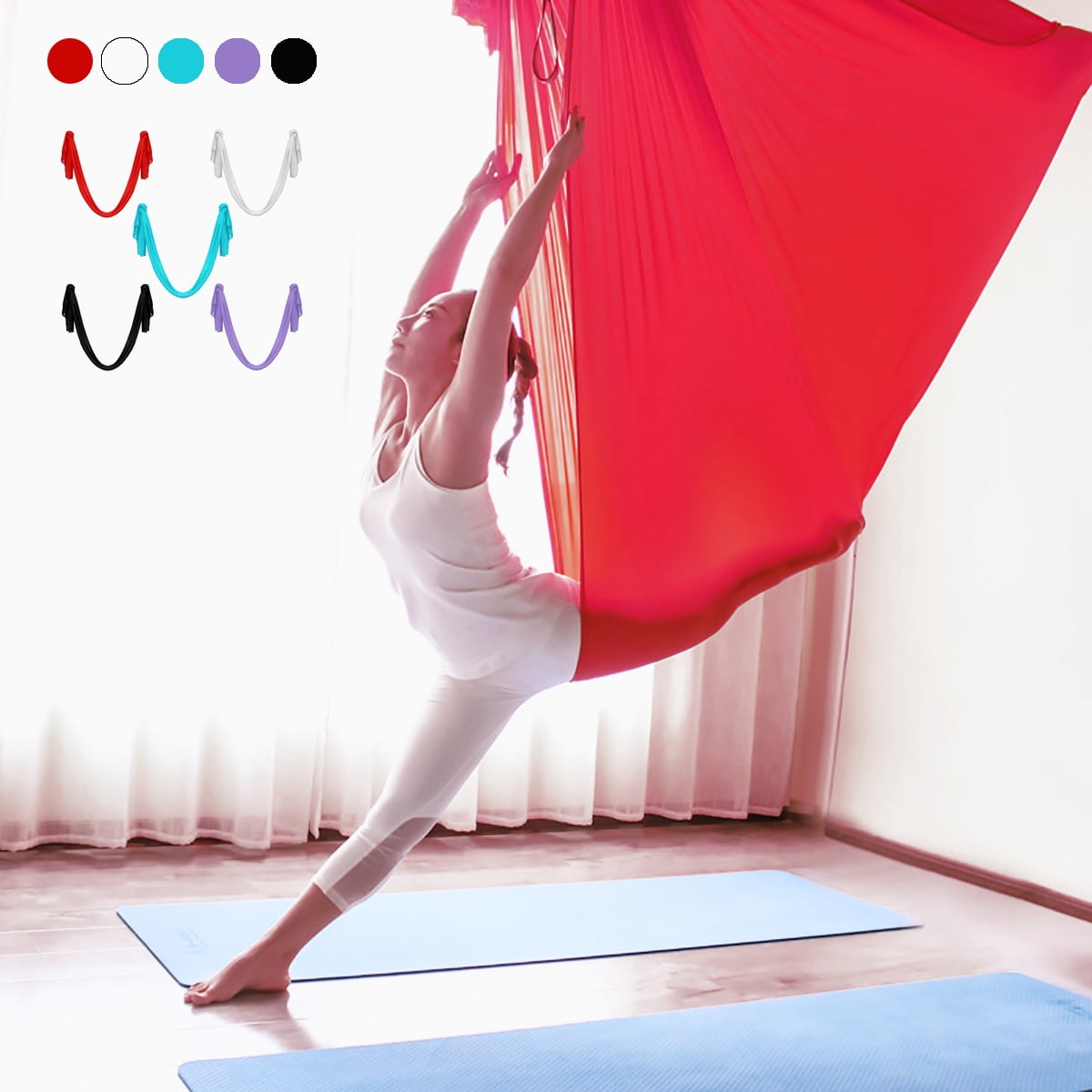 Anti-gravity Inversion Yoga Hammock Therapy Swing Sling Aerial Large 
