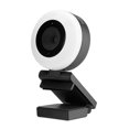 thumbnail image 3 of blackweb 1440p 5 Megapixel USB Webcam with Adjustable Light Ring (Rich Black), 3 of 4