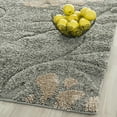 thumbnail image 6 of SAFAVIEH Florida Davin Floral Shag Area Rug, Grey/Beige, 8' x 10', 6 of 9