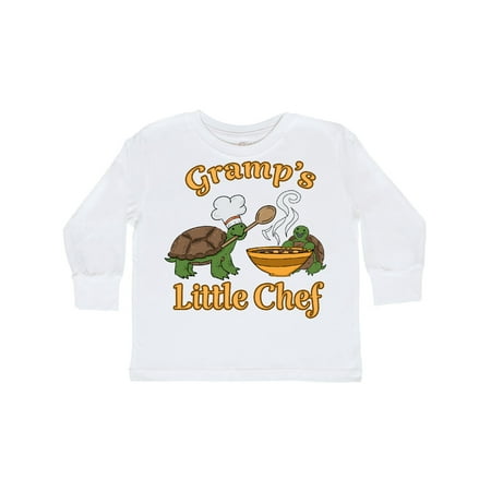 

Inktastic Gramp s Little Chef with Cute Turtles Gift Toddler Boy or Toddler Girl Long Sleeve T-Shirt