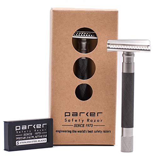Parker Safety Razors Parker's Semi Slant Safety Razor and 5 Parker