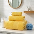 thumbnail image 1 of Juego de toallas de algodón extragrande de 3 piezas con toalla facial, de manos y de baño, multicolor, suave, altamente absorbente, de secado rápido, ligero y portátil., 1 of 6