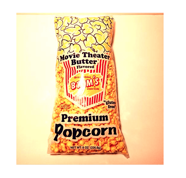 Brim's Movie Theater Butter Flavored Premium Popcorn (large 8 oz Bag)