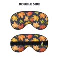 thumbnail image 2 of Salouo Colorful Maple Leaves Pattern Sleep Mask,Sleep Eye Mask & Blindfold Eye Sleep Shade Cover with Elastic Strap Soft Eye Cover Eyeshade for Night Sleeping Travel & Nap, 2 of 7