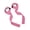 Pink transparent glu, variant on 1 Pair Lifting Straps Strength Training Lifting Straps Deadlift Straps for Bodybuilding Fitness Gym Accessories