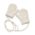 thumbnail image 1 of Warm and Cosy Kids Winter Gloves Thickened Full Finger Mittens Neck Hanging Designed Toddlers Gloves for Infants Yellow, 1 of 4