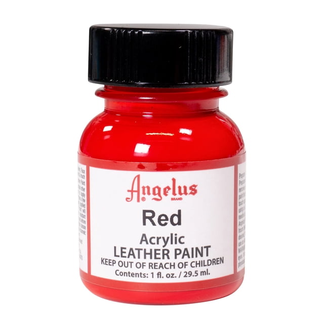 Pintura acrílica para cuero Angelus 30 ml roja