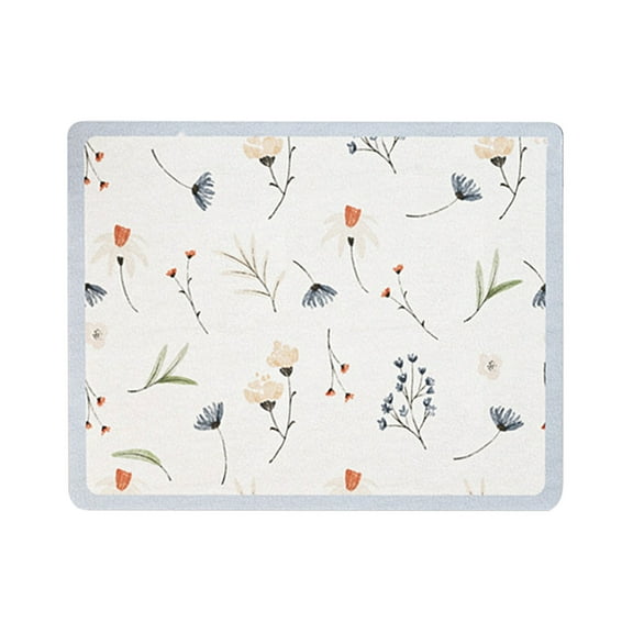 EARKITY Dish Drying Mats, Kitchen Counter Mat, Super Absorbent Draining Mat, Hide Stain Dish Drying Pad with Non-slip Rubber Backed, Quick Drying Mat for Dishes, Utensils, Pots and Pans