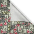 thumbnail image 4 of Ambesonne Love Valance Pack of 2, Retro Color Graffiti Texts, 54"X12", Multicolor, 4 of 5