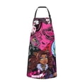 thumbnail image 2 of Goofa Monster High Printed Waterproof Apron 33" Chef Aprons for Men Heavy Duty Chemical Work Apron Adjustable Bib Apron, 2 of 8