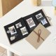 thumbnail image 5 of DIY Scrapbook Album - Stick and Write Photo Album, Accordion Style Kraft Paper Hardcover, 34 Pages Black, Wedding, Birthday, Anniversary and Graduatio, 5 of 5