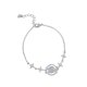 thumbnail image 1 of Stainless Steel Fashion Simple Shiny Chain Bracelet for Women Minimalist Adjustable Charm Bracelet Wedding Party Jewelry Gifts, 1 of 5