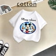 thumbnail image 2 of Marca Disney Family Summer Lively - Camiseta de algodón para niños, bonita camiseta de dibujos animados soleados para niño y niña, ropa informal de moda para niño, 2 of 4