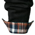 thumbnail image 5 of NaWent Mens Solid Dress Shirt Long Sleeve Button Down Shirts with Pocket on Black 4(S), 5 of 7