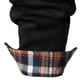thumbnail image 5 of Blusa y camisa de manga larga con cuello vuelto para hombre, informal, de retazos a cuadros, con botones y cuello vuelto, blusa de manga larga para hombre, 5 of 7