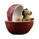 thumbnail image 3 of Mini figura de caballo de arcilla morada para decoración de fiestas de té Amarillo, 3 of 9