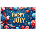 thumbnail image 2 of Eagle Decor Happy 4th of July Banner Balloon Design Independence Day for Holiday Celebration Outdoor Decor Indoor Party, 2 of 8